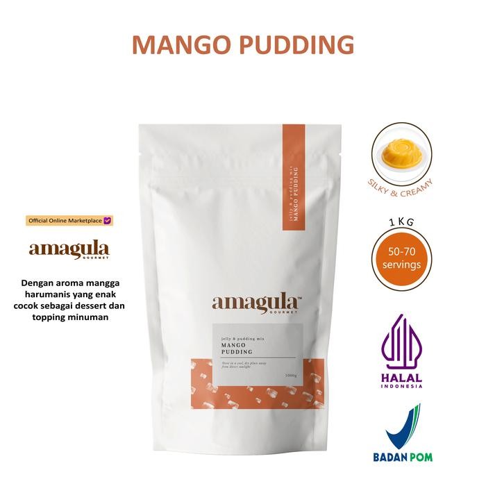 

1KG Amagula Mango Pudding / 100% Halal / Pudding Mix / HORECA