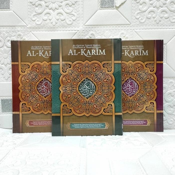 

Al-Quran Al-Karim Ukuran Besar A4 Terjemah Tajwid Warna Dan Latin Khat Madinah Rasm Utsmani Standar