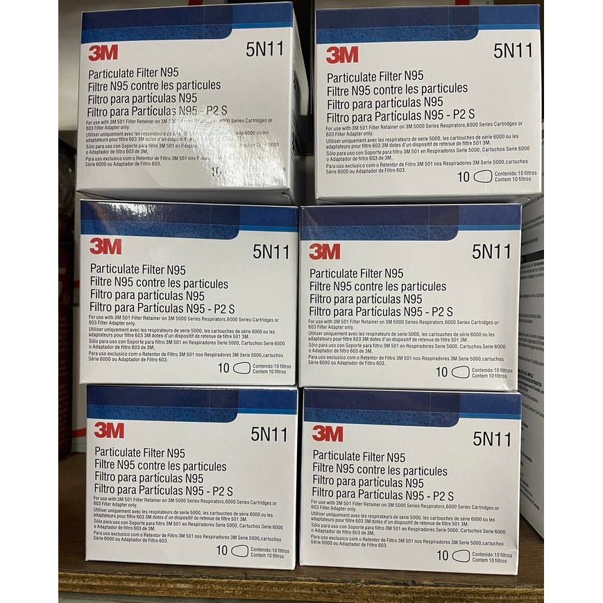 Ready- 3M Particulate 5N11 N95 Per Box (10 Pcs) Original
