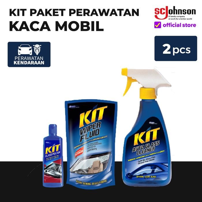Kit Paket Perawatan Kaca Mobil