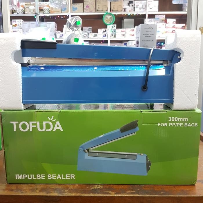 Sealer Listrik / Las Plastik / Impulse Sealer Makanan Tofuda 300Mm Pasti Diskon