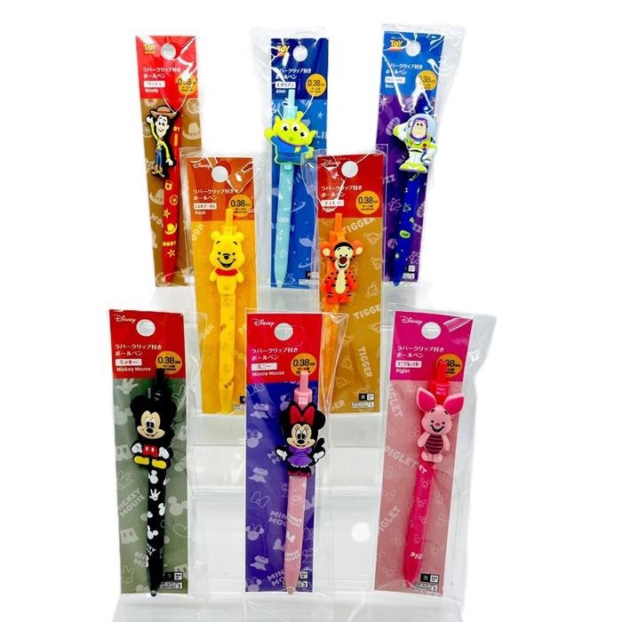 

PULPEN BALLPOINT+RUBBER CLIP MICKEY TOYSTORY ORI JAPAN