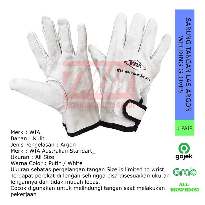 WIA Sarung Tangan Las Argon Welding Gloves