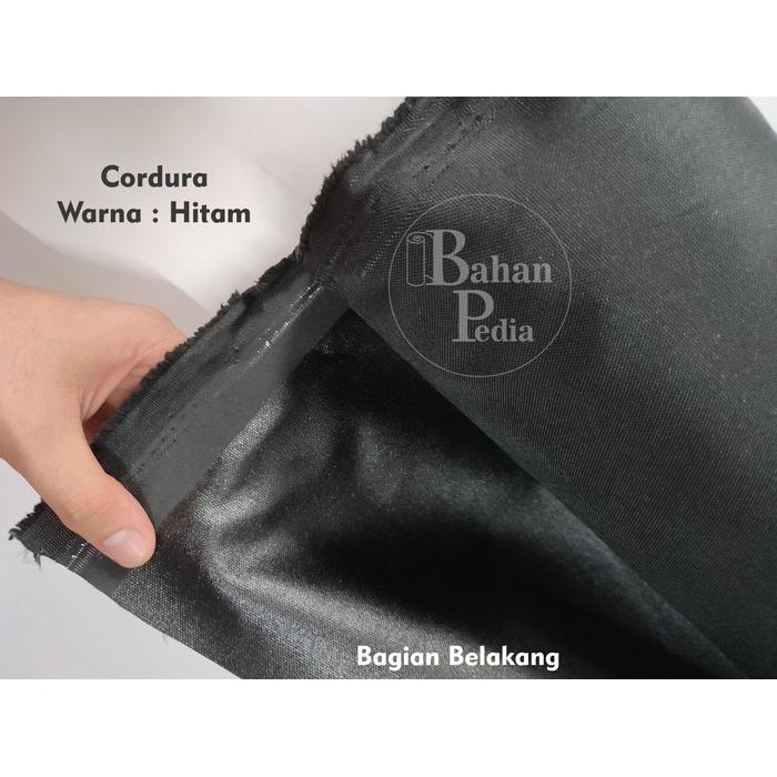 

[MTR] BAHAN KAIN TAS POLYESTER NYLON CORDURA CORDUROY 100X150CM HITAM KODE 1188