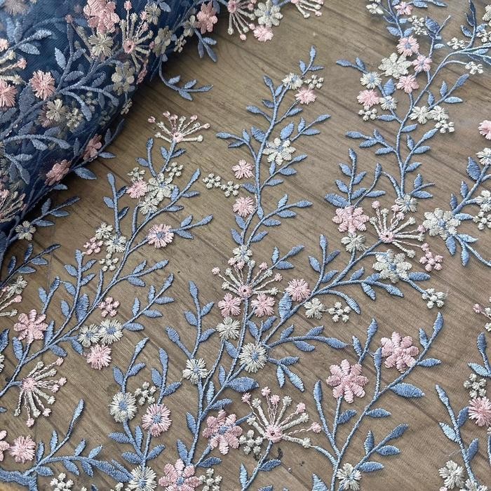 

KAIN TILE GARDEN MOONLIT ECLAT AZ45 D2 TILE GARDEN MOTIF BUNGA CANTIK MURAH (LEBAR 130CM) COCOK