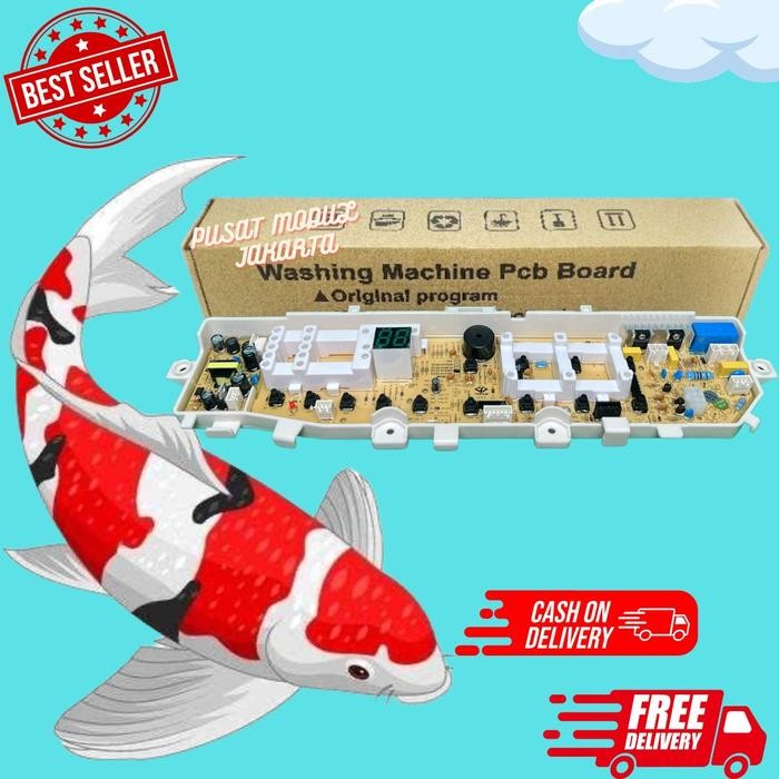 Modul Pcb Mesin Cuci Samsung Wobble 13 Tombol