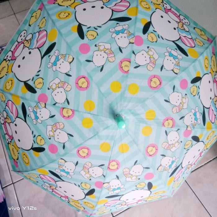 Payung Gagang Karakter/Payung Lipat/Payung Anak Karakter/Payung Motif Pasti Ori