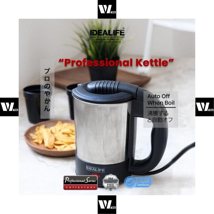 HOT SALE Idealife IL-110M Teko Listrik Air Kecil 500ml Mini /IL110M Ketel Elektrik Mini Pemanas