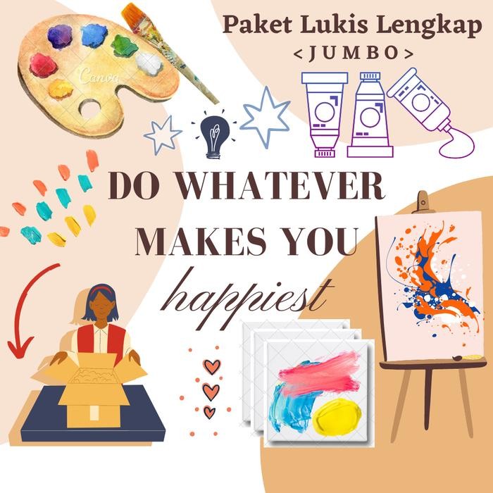 

TERBARU! [JUMBO] Paket Lukis Lengkap (Termasuk Easel)