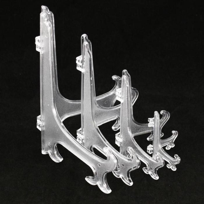 

TERBARU! Fashion Home Easel Plastic Picture Display Photo Frame Case Holders