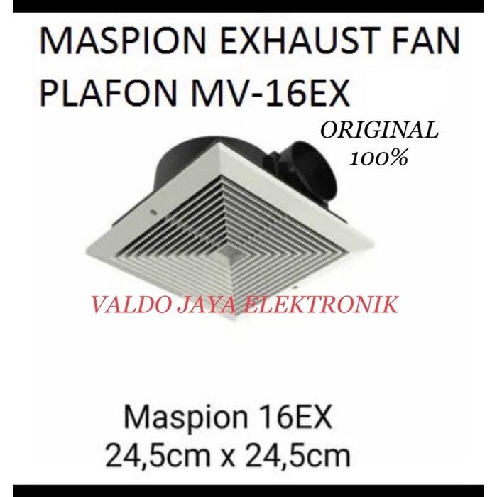 [Expert] Exhaust Fan MASPION 6 MV-16EX Ceiling Fan MASPION MV 16 EX MV16EX