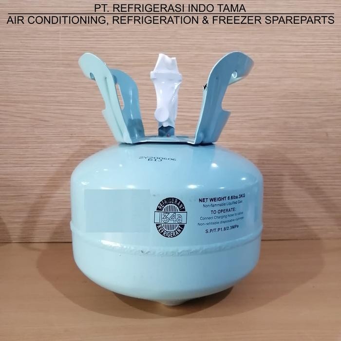 Jual Refrigerant R134A 3 KG - R134A - R 134A 3kg ( R134 A - R 134 A )