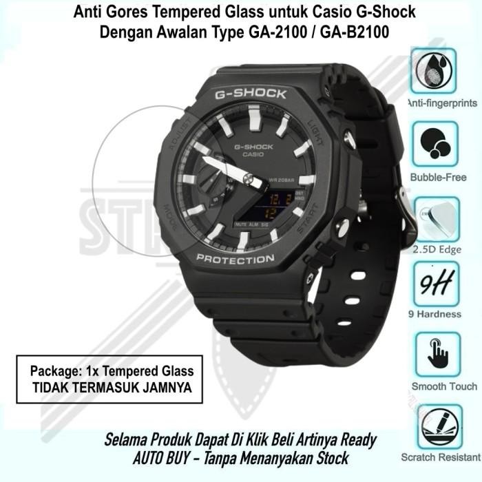 (Expert) Tempered Glass For Casio G Shock GA 2100 2100TH 2100THB 2100THS