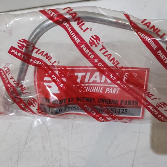Pipa Injector TianLi 1125 - TL1130 - High Pressure Fuel Pipe 1125 - 1130 - Selang Solar TianLi