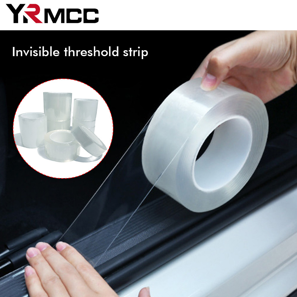 IMPORT Car Sticker 3m Waterproof Door Edge Transparent Film Cars Door Sill Protector Film Anti
