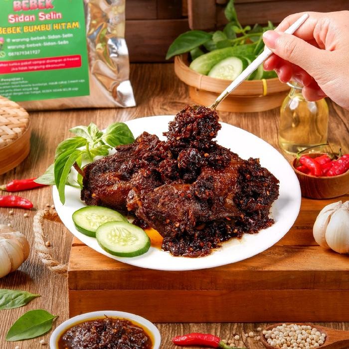 

New BEBEK 1 BUNGKUS 4 POTONG bumbu hitam madura Instan
