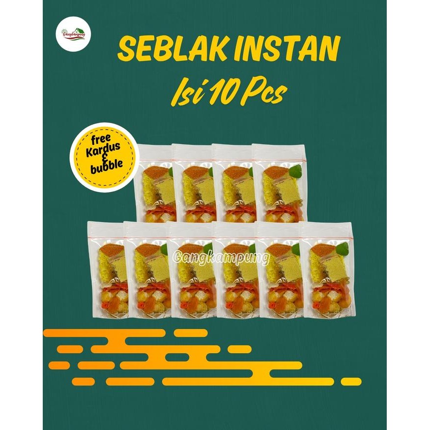

New Seblak instan Gangkampung 10 pcs Mie Food Pedas