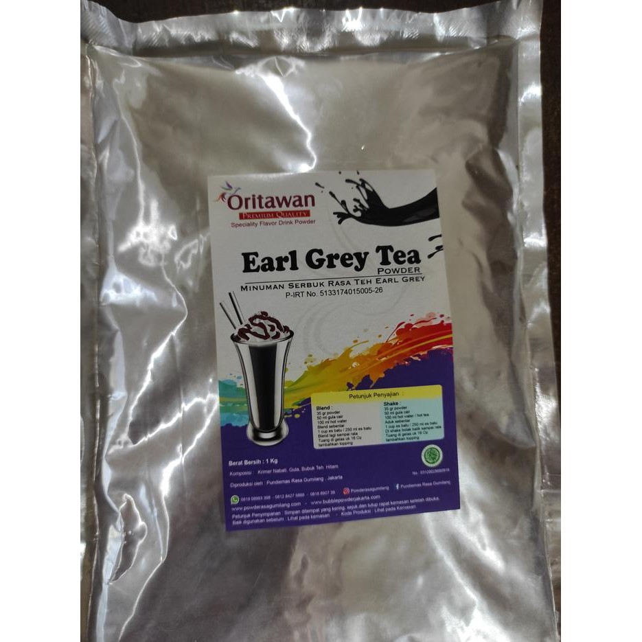 

New Earl Grey Tea Powder