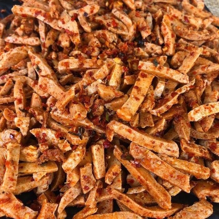 

New 1KG BASRENG SULTAN LEVEL 1 VIRAL DAUN JERUK CKB FOOD basreng chili