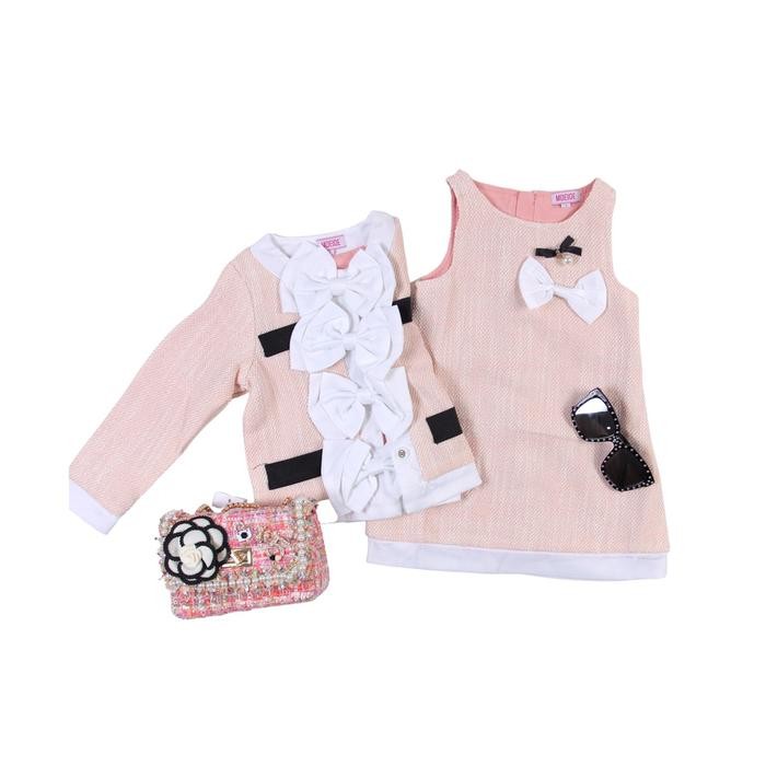 Setelan Dress Tweed Anak Perempuan - MOEJOE