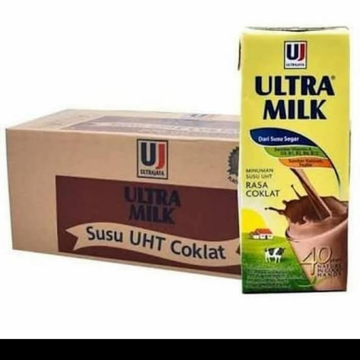 susu uht ultra milk 250 ml 24 pcs 1 dus