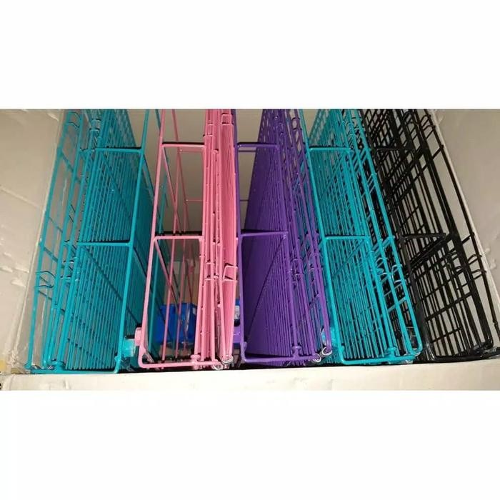 KANDANG BESI LIPAT KUCING ANJING KELINCI MUSANG