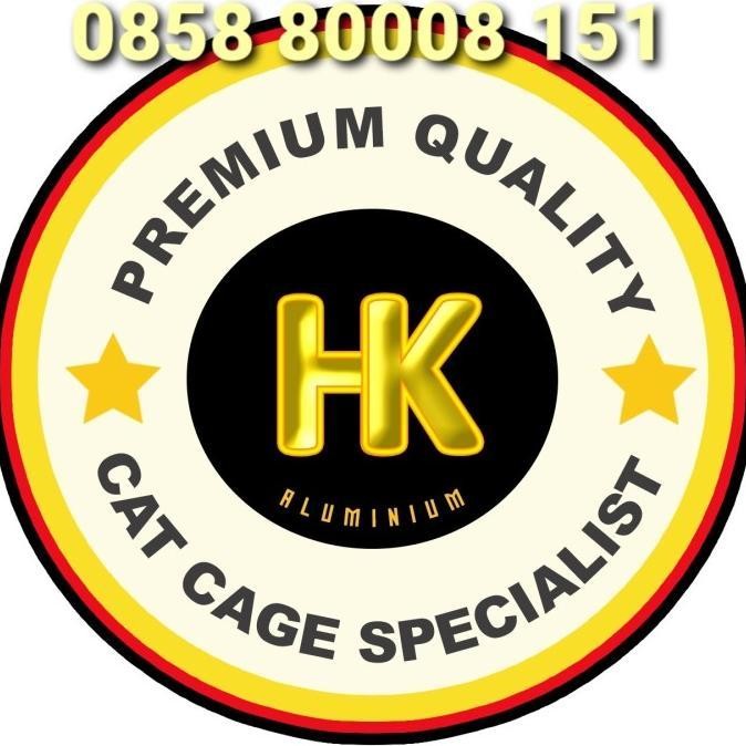 KANDANG KUCING ALUMINIUM 6 KAMAR