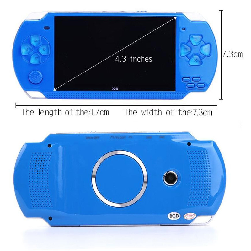 2022 new handheld Game Console 4.3 inch screen mp4 player MP5 game