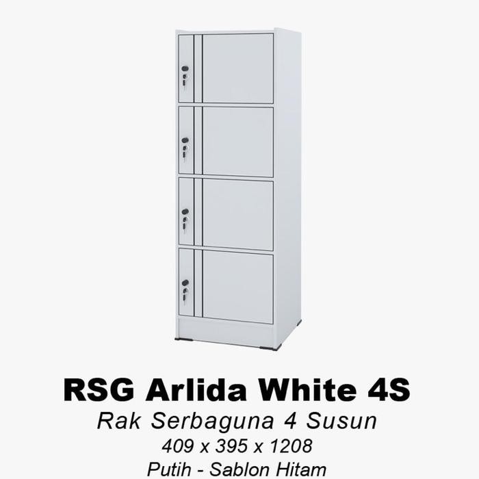 

Olympic Rsg Arlida Lemari Loker Locker 4 Pintu Rak Susun Kantor Kayu