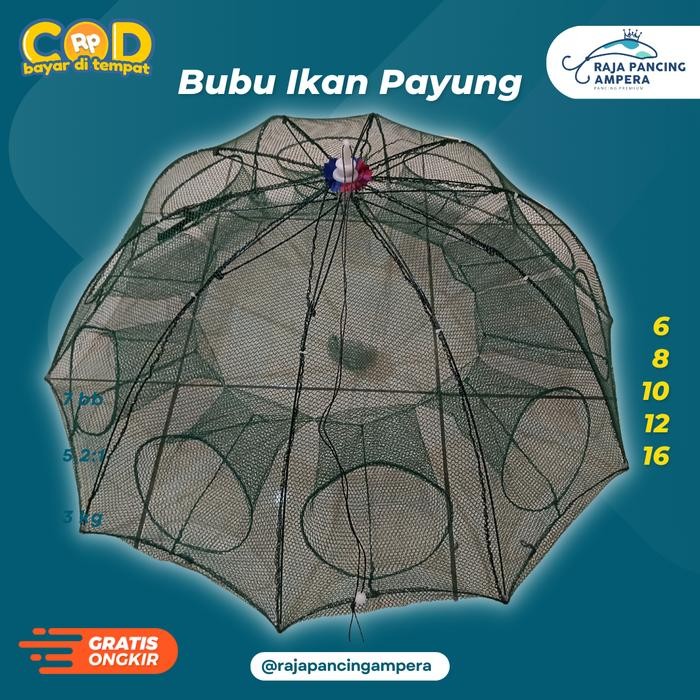 Bubu Jaring Ikan / Bubi Payung Lubang 6, 8, 10, 12, 16