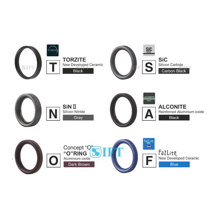 1 Set Ring FUJI OXIDE Japan Ori for Galatama Jigging Baitcasting