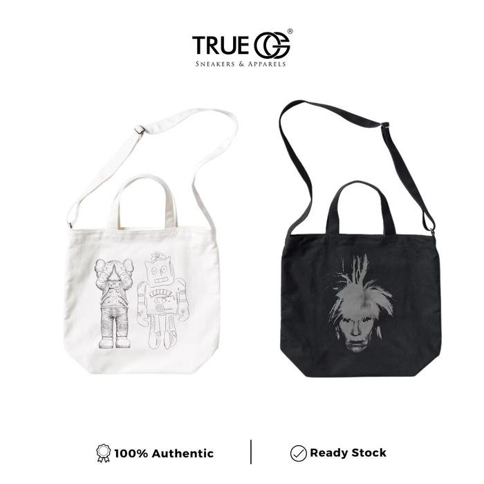 Uniqlo x KAWS x Warhol Tote Bag Authentic