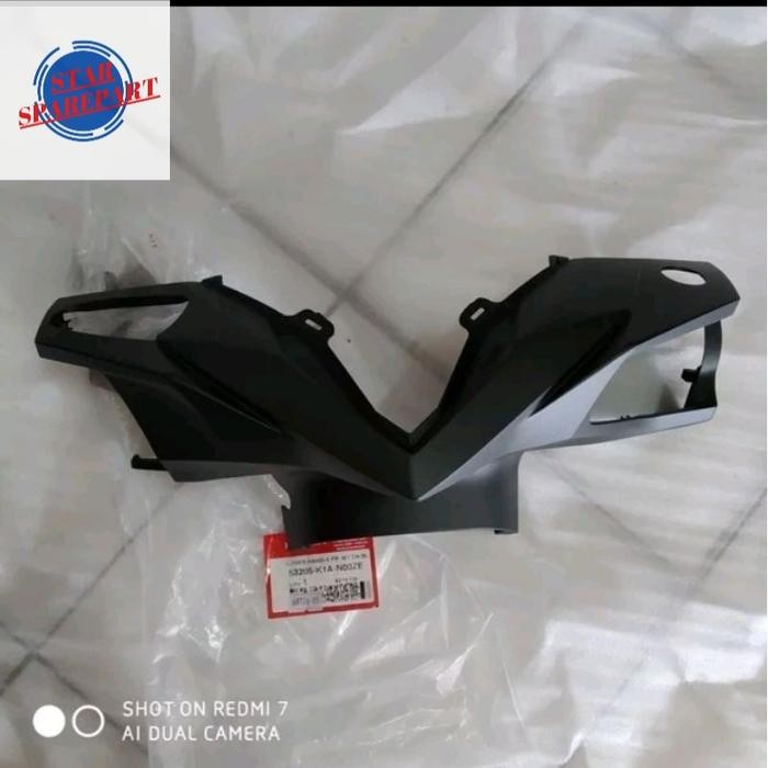 PREMIUM COVER HANDLE BATOK KEPALA DEPAN BEAT TERBARU LED DELUXE HITAM DOFF