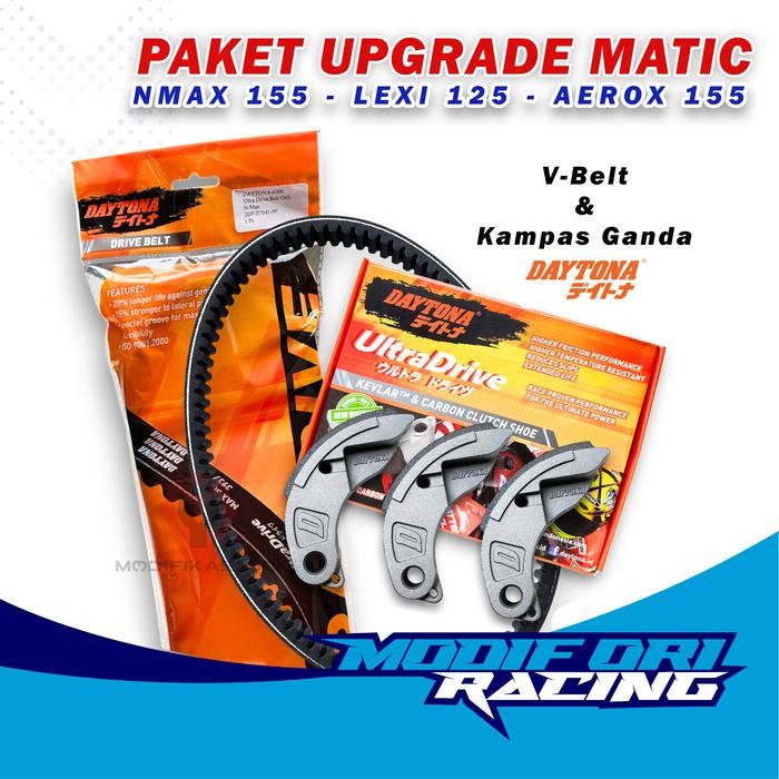 PAKET CVT FULL KOMPLIT NMAX 155 - UPGRADE CVT YAMAHA AEROX RACING ORI - NMAX 2020-SKRG Kampas Motor