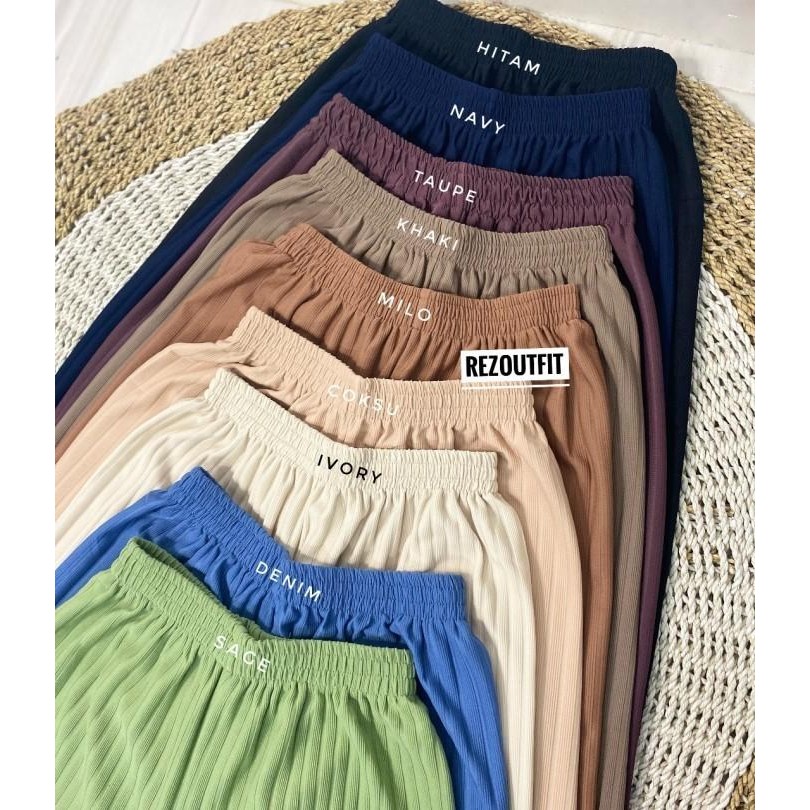 Kulot Knit Hornet Polos / Celana Kulot Hornet