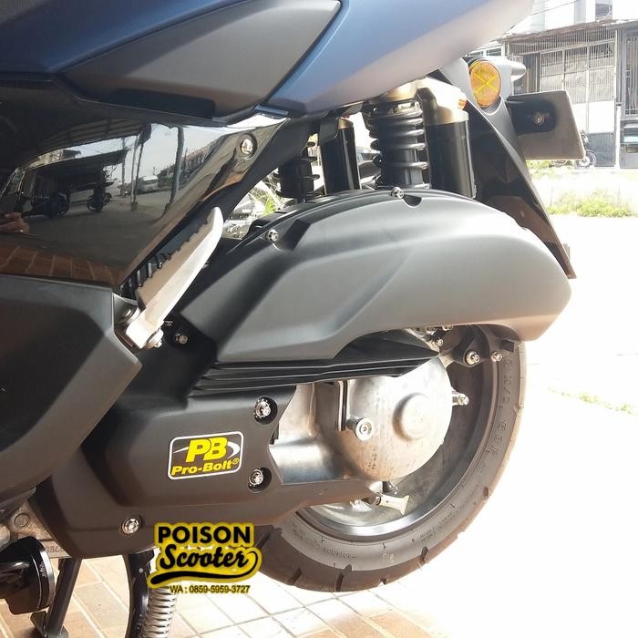 Cover Cvt Custom Potong Yamaha Nmax New / Aerox New Connected