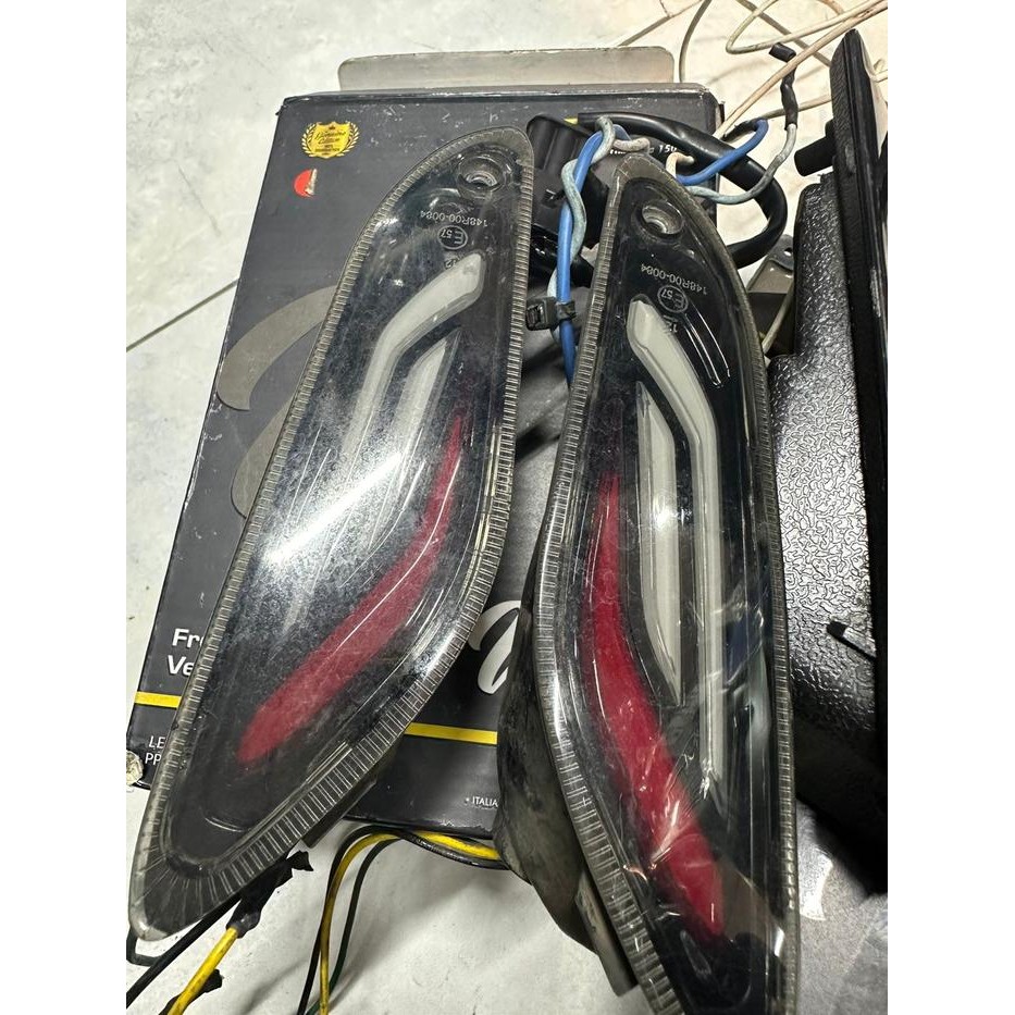 lampu sein virtu vespa sprint depan belakang