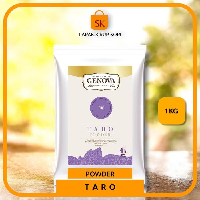 

Genova powder Taro 1000 grm -Bubuk minuman rasa Taro