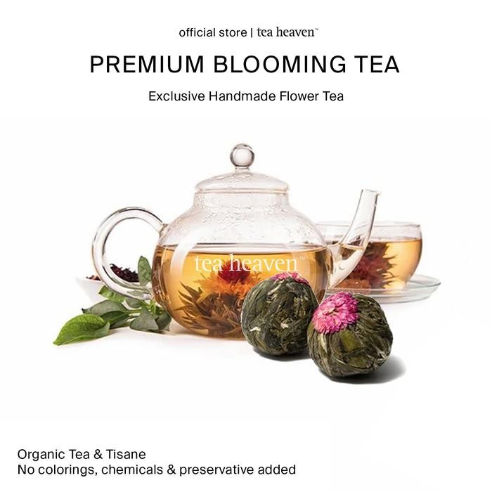 

Blooming Flower Tea Ball Teh Bunga Mekar Chinese Tea Souvenir Premium