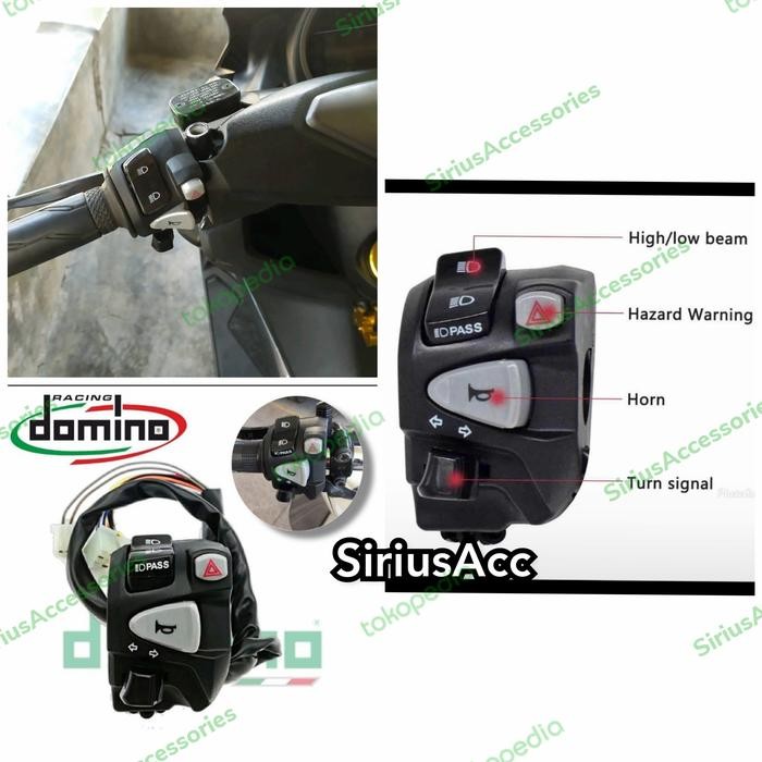 Saklar Kiri Domino Holder Kiri Domino Universal Nmax Pcx Lexi Mio Beat