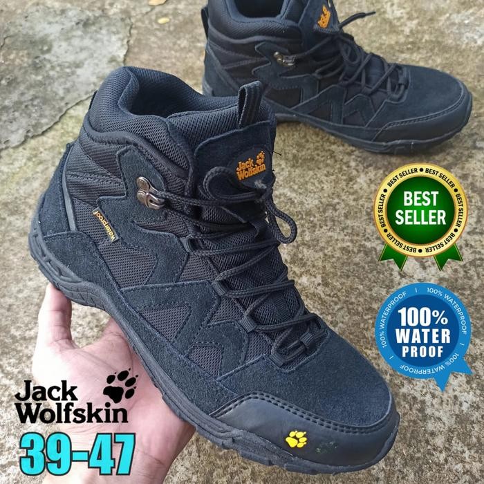 Antarestar Store - Sepatu Hiking Jack Wolfskin Outdoor Sepatu Gunung Waterproof