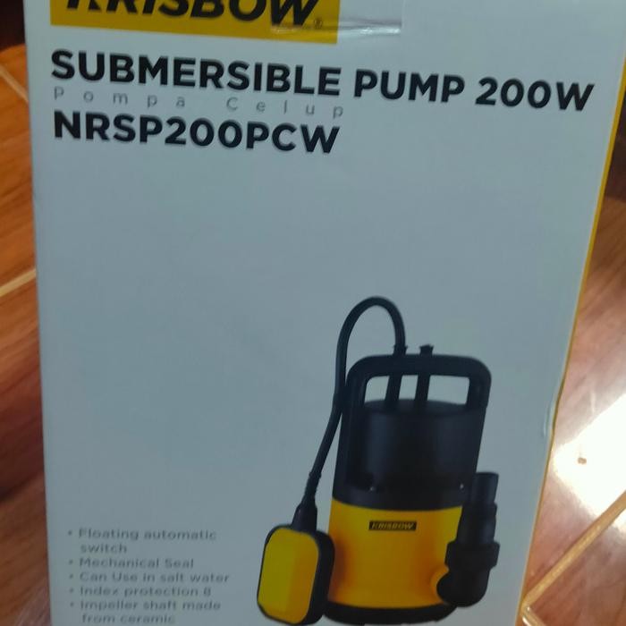 Submersible pump krisbow 200watt / pompa celup krisbow