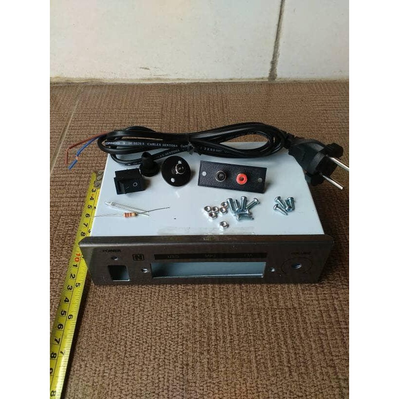 Box Mini Fm Usb untuk kit Mp5, Mp4, Mp3, Radio Fm plus Acc Ac buntug