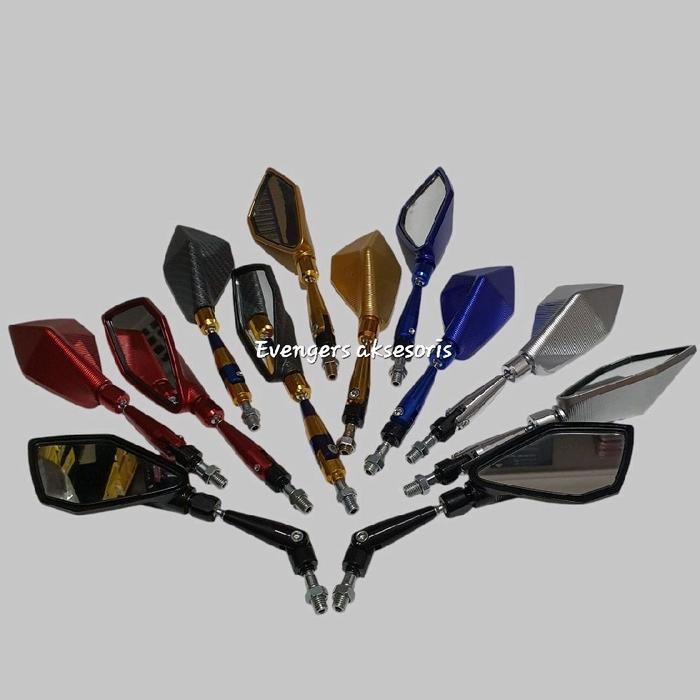 TERBARU KACA SPION VARIASI MOTOR VEGA R-VEGA ZR-FIZR-FORCE-BYSON-NINJA R RR