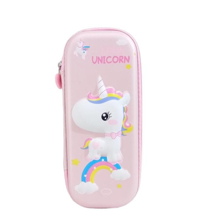 

Kotak pensil 3D Timbul Unicorn Tempat Pensil Anak perempuan Kado Ulang Tahun Anak Stationery