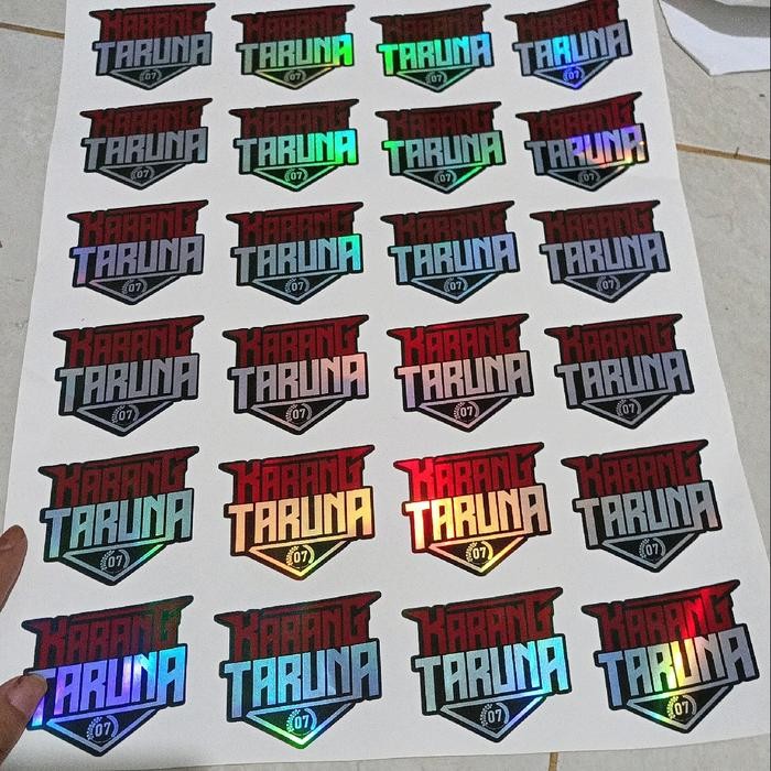 

Sticker hologram custom ukuran a3 (48cmx30cm)