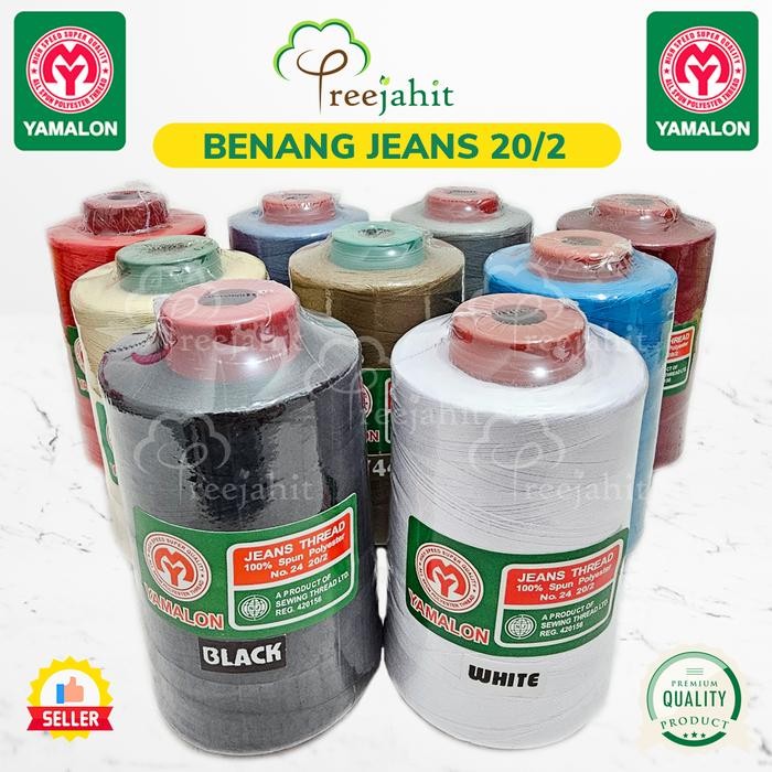 

Benang Jahit Jeans Yamalon 20/2 3000Y /per Pcs