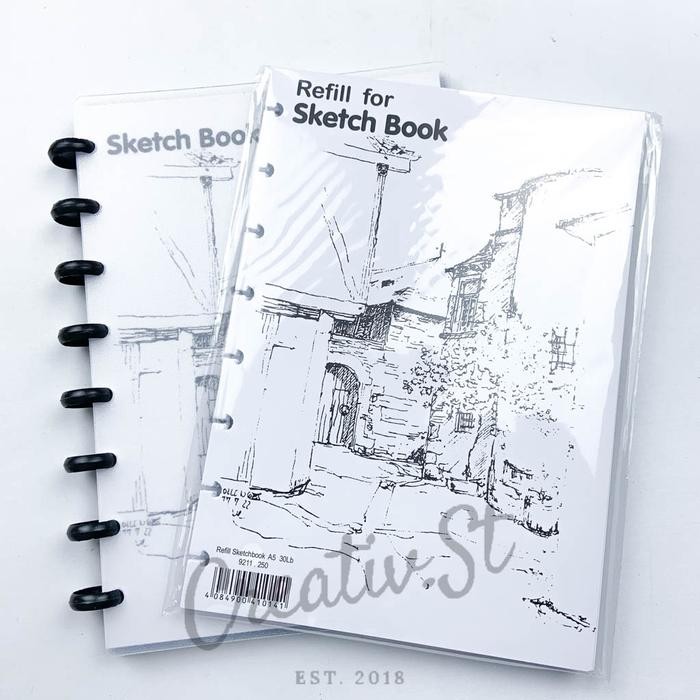 

Lyra Sketchbook A5 Refill Buku Gambar Sketsa Kertas Paper 21 Cm x 15 Cm 30 Sheet