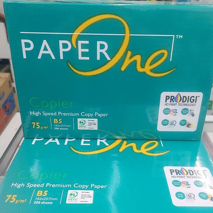 

Kertas HVS B5 75gsm PaperOne