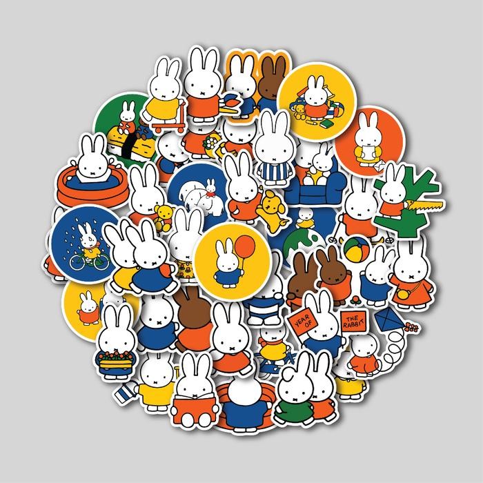 

STICKER PACK MIFFY RABBIT STICKER TUMBLR STIKER LAPTOP KOPER HELM